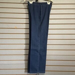 Vintage Faded Glory Jeans Women's 18 20 Medium Wash Blue Denim Pull On Pants 80s
